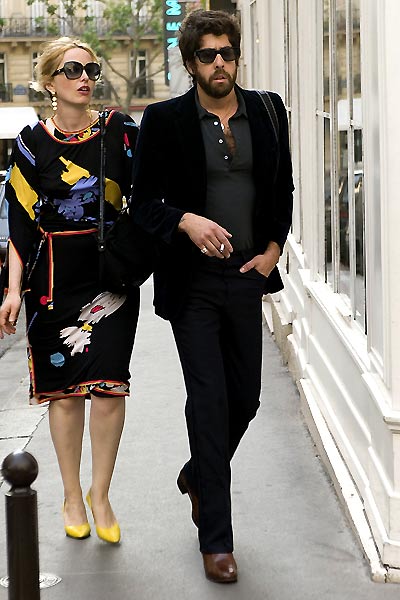 Marion Julie Delpy and Jack Adam Goldberg on their way to a party