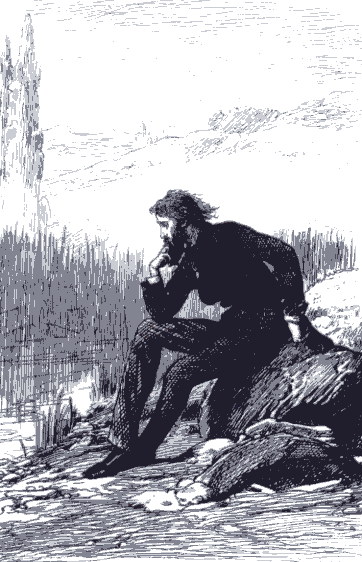 "Trevelyan at Casalunga", Marcus Stone illustration for He Knew He Was Right, Chapter 84